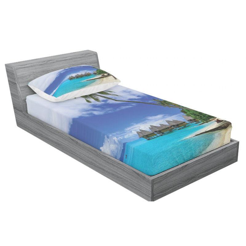 Microfiber Sheet Set, Twin XL Sheet Set with Fitted Sheet