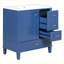 Ensemble d'armoire de salle de bain moderne avec lavabo et 3 tiroirs Modern-1725472594