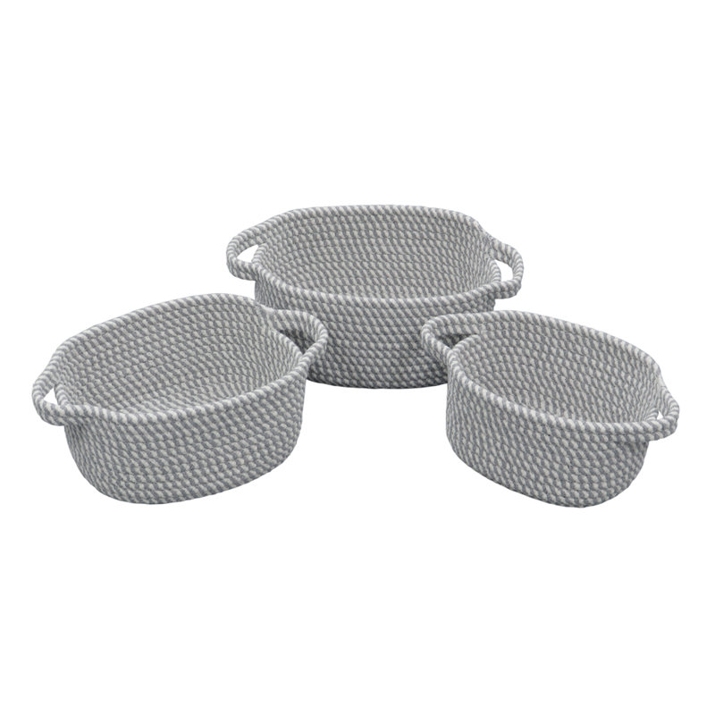 JVL Fabric Decorative Basket