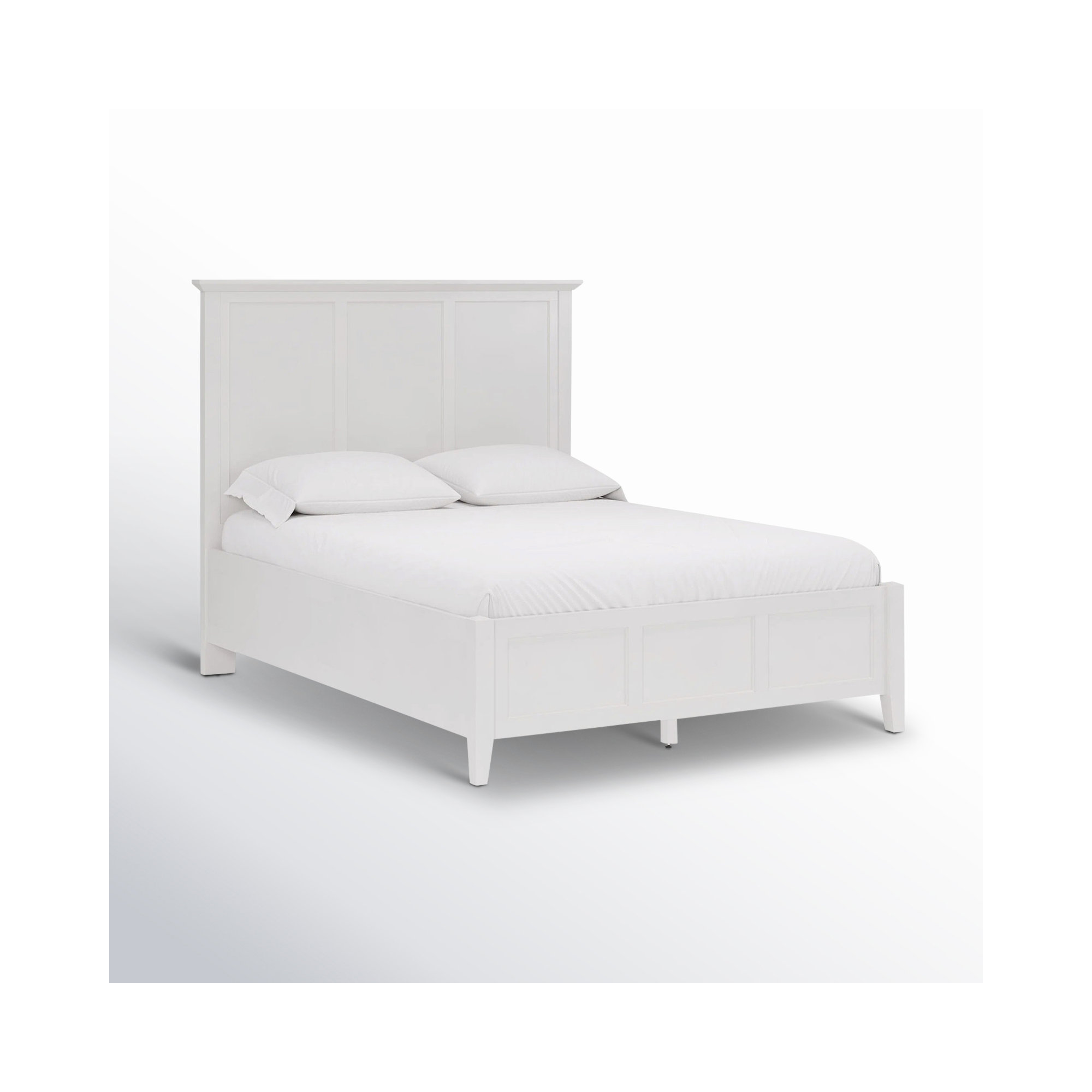 Renee Bed, White, Queen
