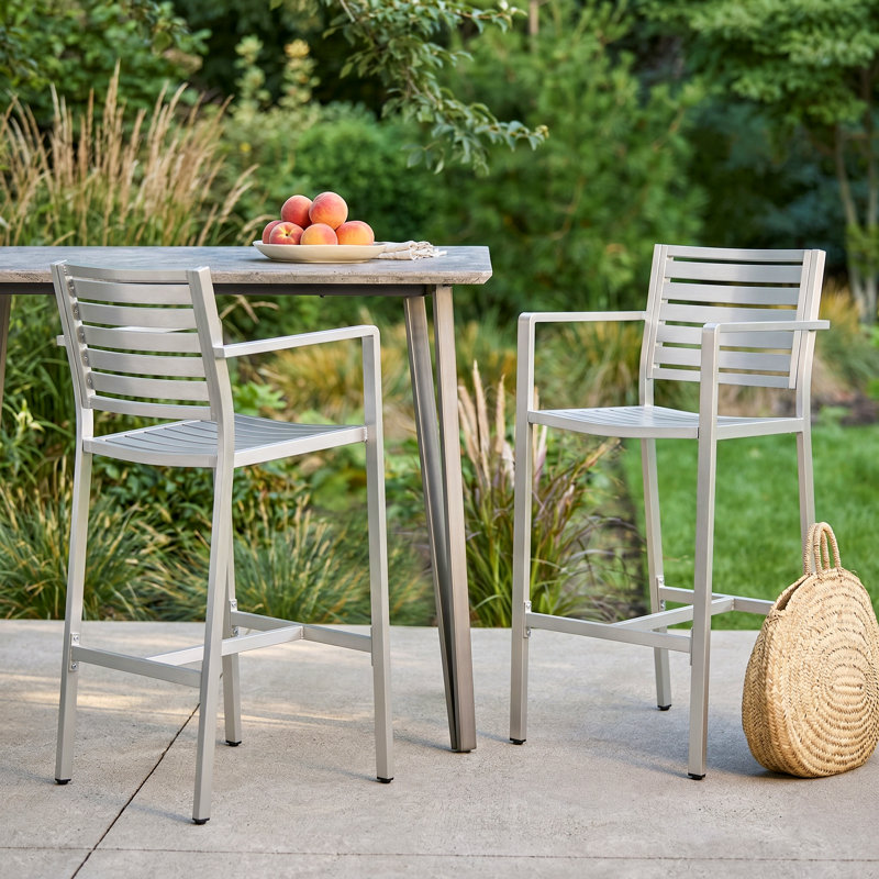 Tabouret de bar d'extérieur 29,5 po Caggiano