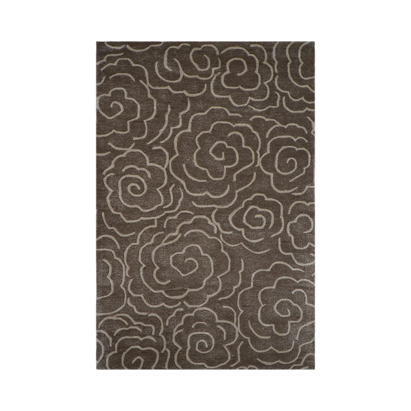 Tapis en laine touffeté à la main Artisan, Rectangle 3 pi 6 po x 5 pi 6 po