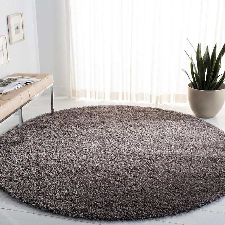 Assar Handmade Tufted Silver Area Rug