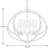 5 - Light Dimmable Geometric Chandelier-274528807