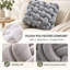 Ensemble de 2 coussins Knot - Coussins décoratifs pour canapé, canapé et lit, coussins décoratifs doux et confortables-110458429