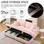 Canapé confortable 79,5 po 3 places avec repose-pieds Corduroy-106876918