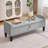 50" Wide Velvet Tufted Rectangle Storage Ottoman-123038193