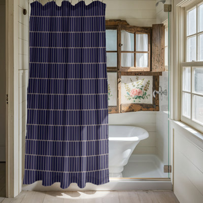 Retro Rainbow Palette - 1 Piece Standard Shower Curtain