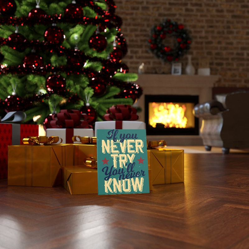 You'll Never Know - Wrapped Canvas Print, 36cm H x 28cm W