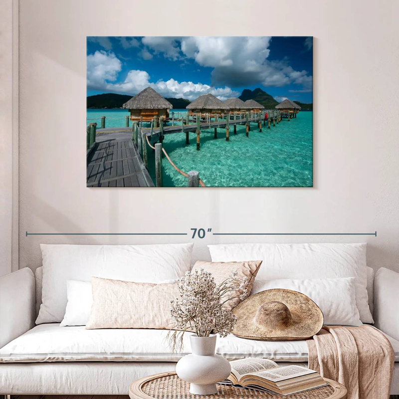 Aletra Bora Bora Beach Villa, H 30 po x l 45 po