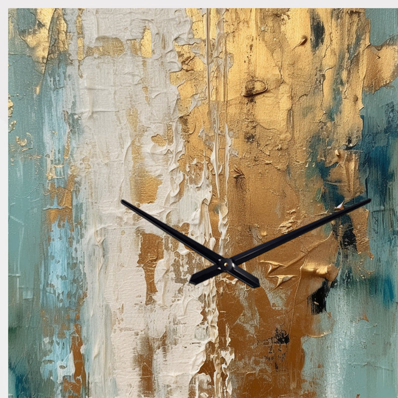 Horloge murale Gilded Daydreames VII - Minimalisme, Grand