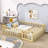 Freta Wood Bed Frame-37992123-37992120