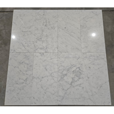 6x12 CARRARA POLISHED & EASED