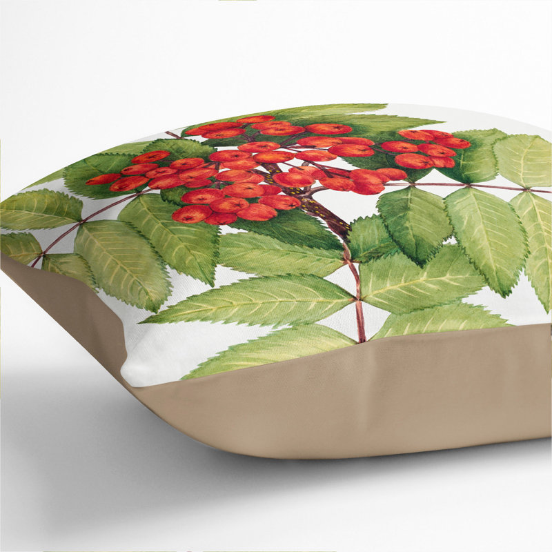 Western Mountain Ash Scatter Cushion, Stone, 40cm H x 40cm W x 15cm D