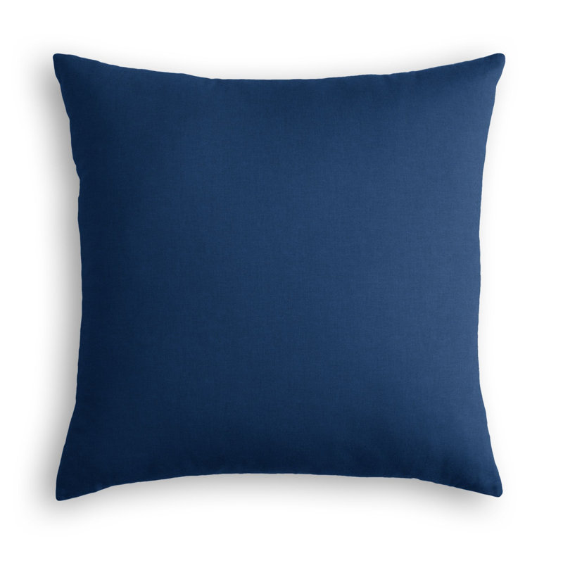  Housse de coussin carré et insert, 26 po x 26 po, Bleu marine