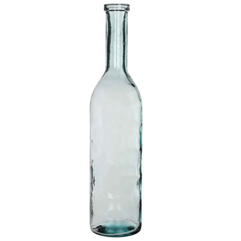 Elektra Glass Decorative Bottle, Grey, 100cm H x 21cm W x 21cm D