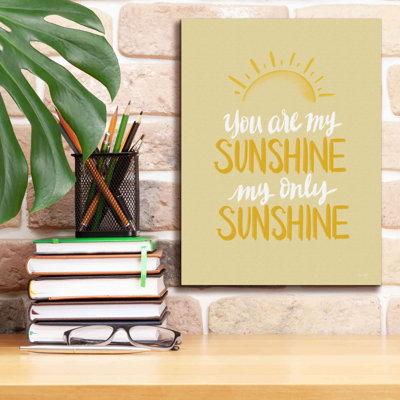 "You are my sunshine" sur toile par House Fenway