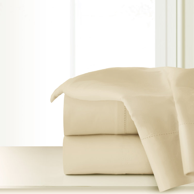 100% Cotton Sheet Set, Natural, Full
