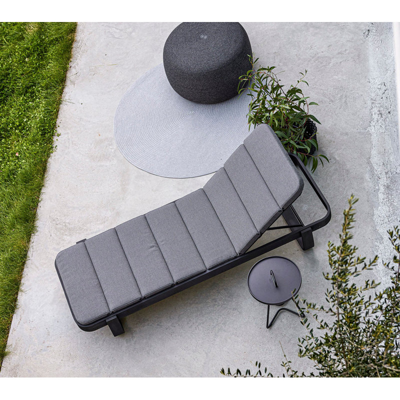 Cut 78" Long Reclining Single Chaise with Cushions
