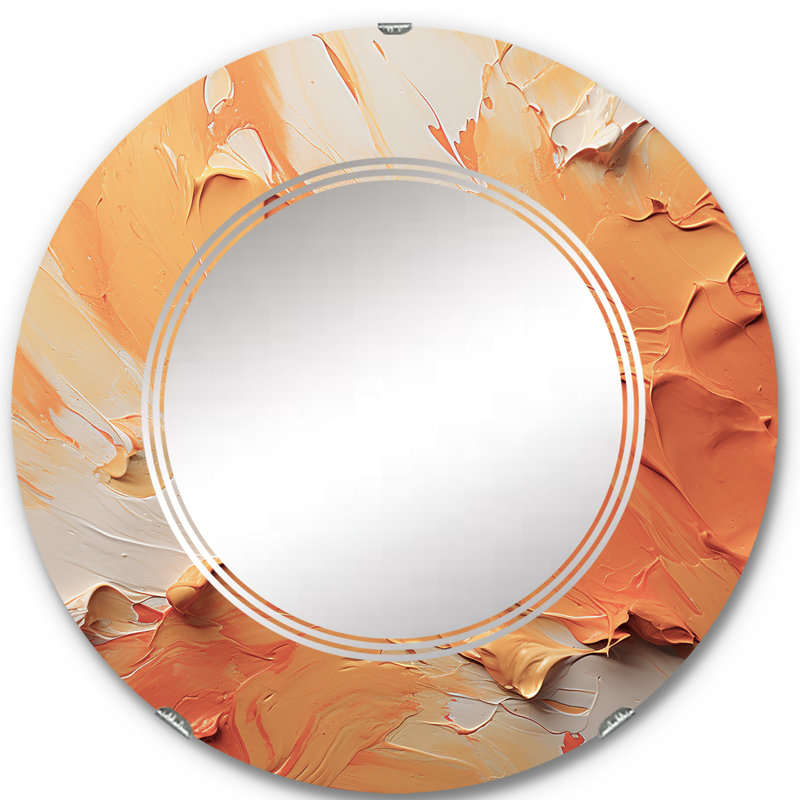 Miroir de salle de bain sans cadre Amiejane, 24 po x 24 po