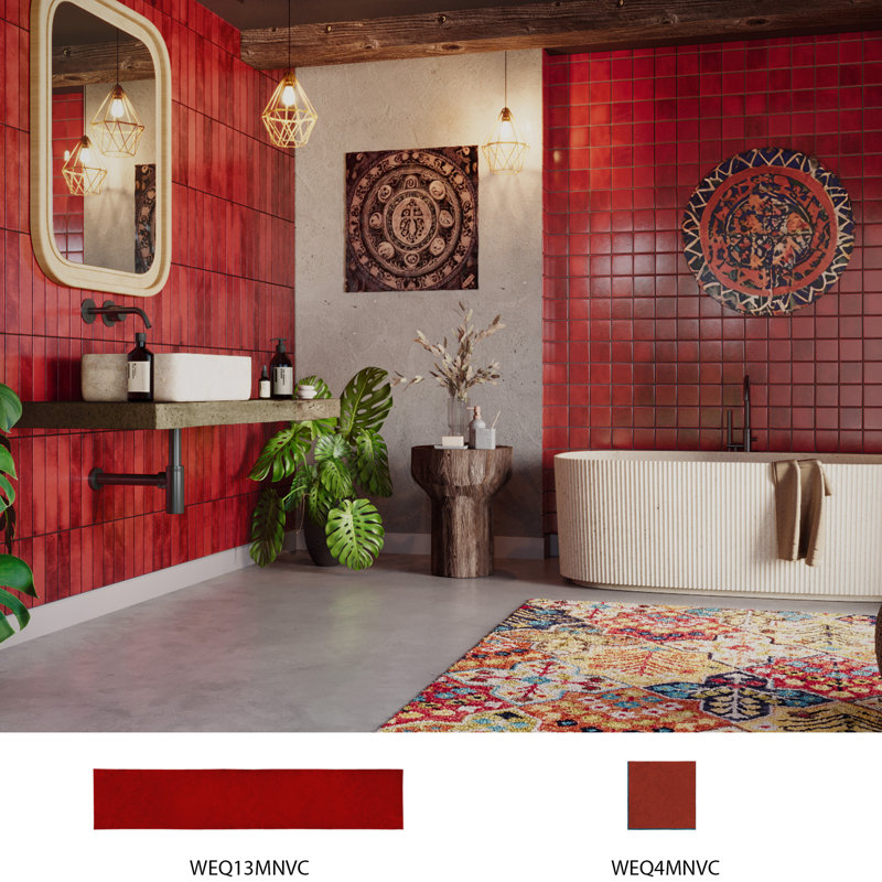 Menorca 2-1/2 In. X 12-7/8 In. Ceramic Wall Tile
