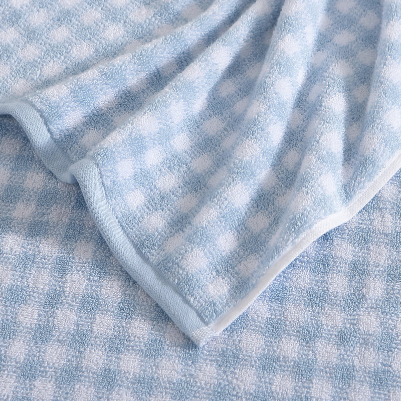 Laura Ashley Ginny 3 Piece 100% Cotton Towel Set, Blue/White