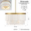Luminaire suspendu 9 lumières Briscade 28 "