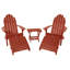 Chaise Adirondack en plastique avec repose-pieds Milaca-117800035