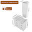 Meuble-lavabo autoportant avec lavabo en résine
