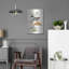Art mural en métal Corrigan Studio® «Modern Abstract Triangles II» par Courtney Prahl-1626623058