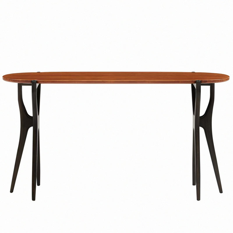 Console Hartfield, cuivre et gris anthracite