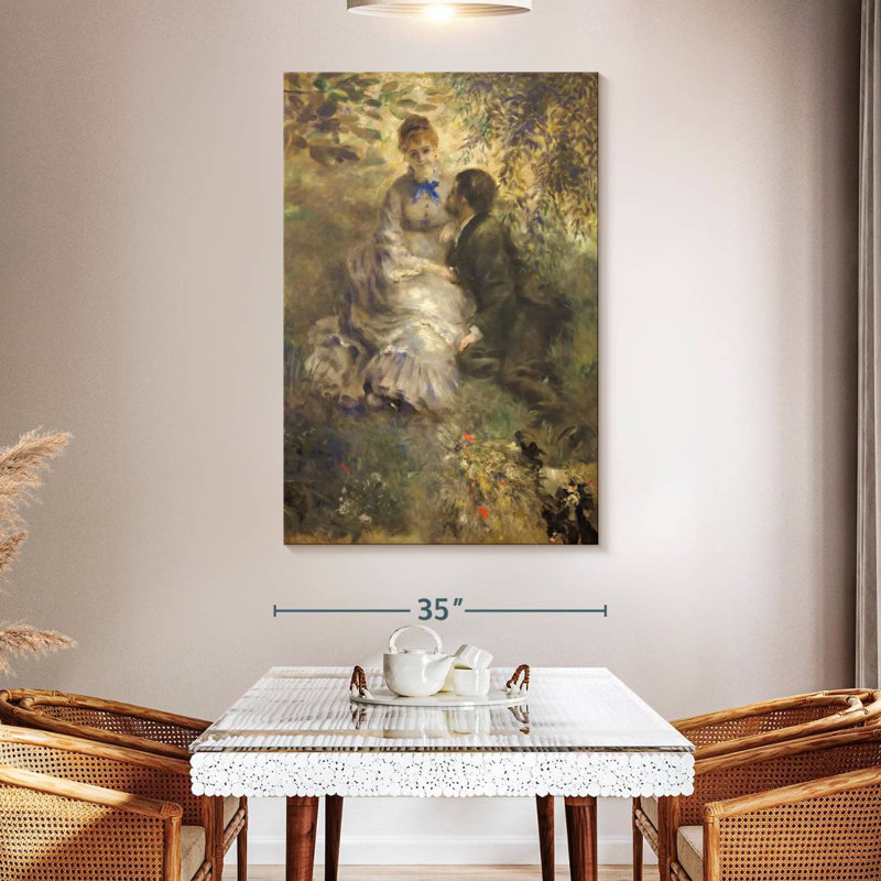 Hardie The Lovers 1875, 51" H x 34" W