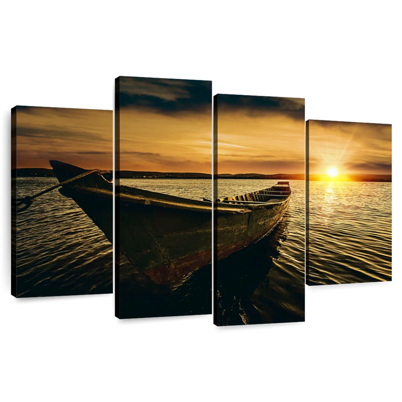Brazilian River Boat, 42" H x 68" W