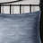 Navy King Comforter - 7 Piece Printed Seersucker, , Warm Decor Seersucker Navy, Microfiber Solid Back, Pillow