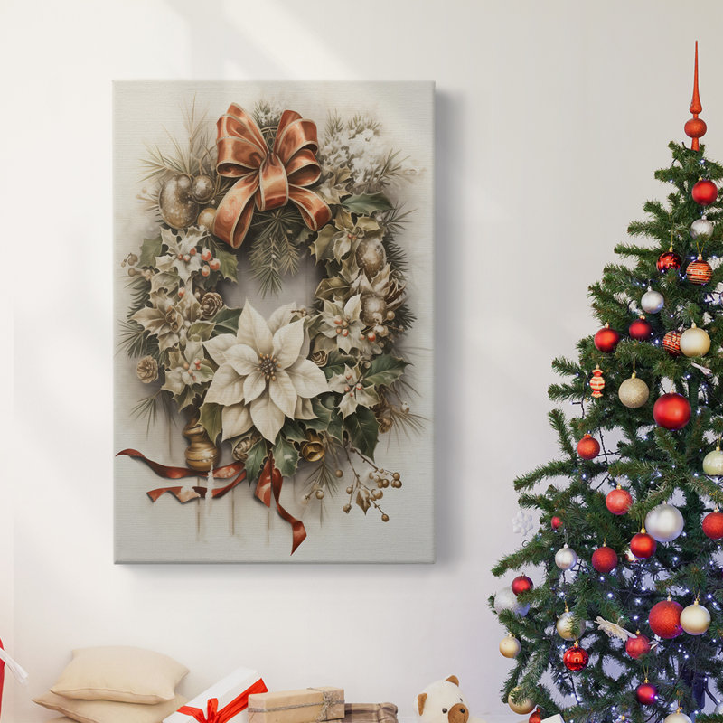 Art des Fêtes de Noël - Toile tendue avec châssis DLxxxix, H 36 po x l 24 po