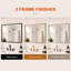 Miroir de salle de bain mural confortable en nickel brossé l 36 po x H 30 po Cozy-943716796-943716794