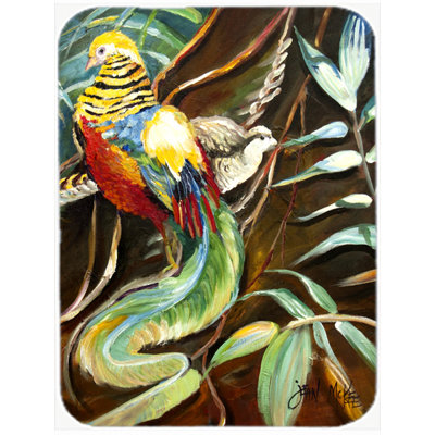 Caroline's Treasures Mandarin Pheasant Glass Cutting Board
