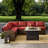 Lawson 6 - Person Modular Patio Conversation Set with Cushions-1929883206