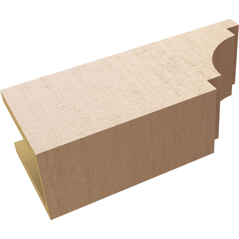 Bois de méditerranée TimberThane Ra partier, brun clair apprêté, H 8 po x l 20 po x P 6 po