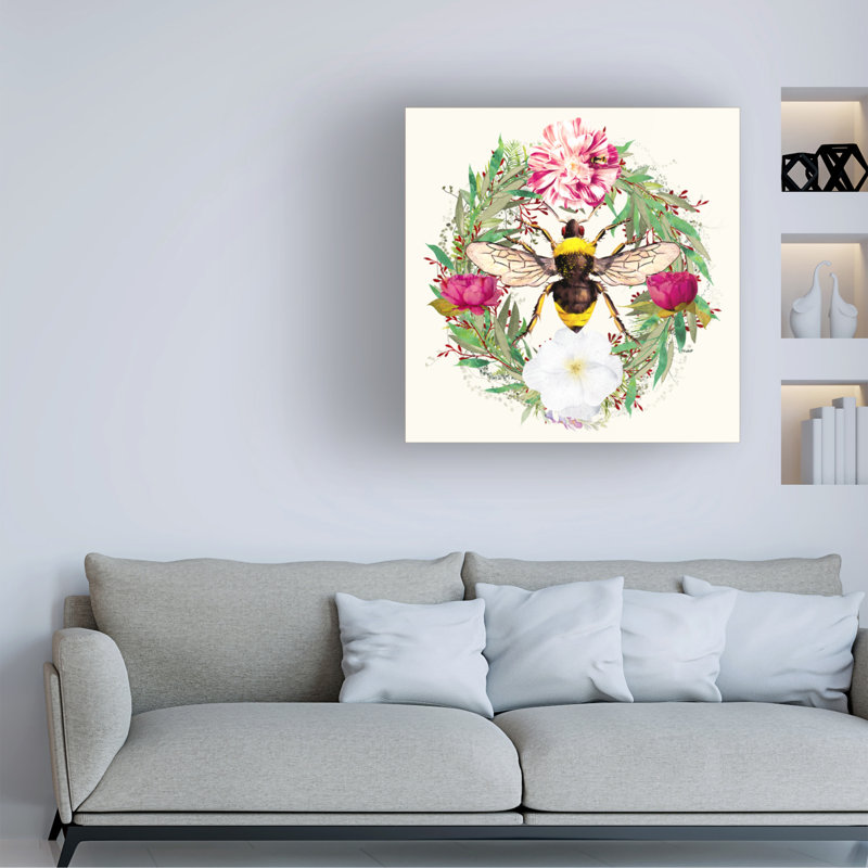 Art sur toile «Bachelo Tina Lavoie a Bee's World II», H 14 po x l 14 po