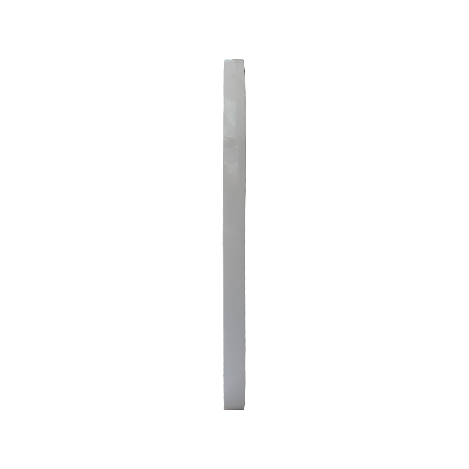 Osman Glossy Intense Rust Wall Mirror, White