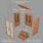 Backyard Discovery Rylan 2-Person Cedar Wood Indoor Infrared Sauna with Red Light Therapy and Chromotherapy