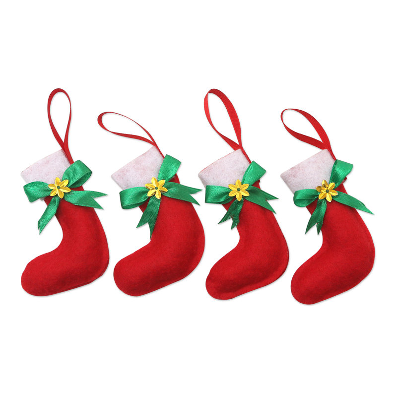 3.1'' Handmade Fabric Hanging Figurine Ornament