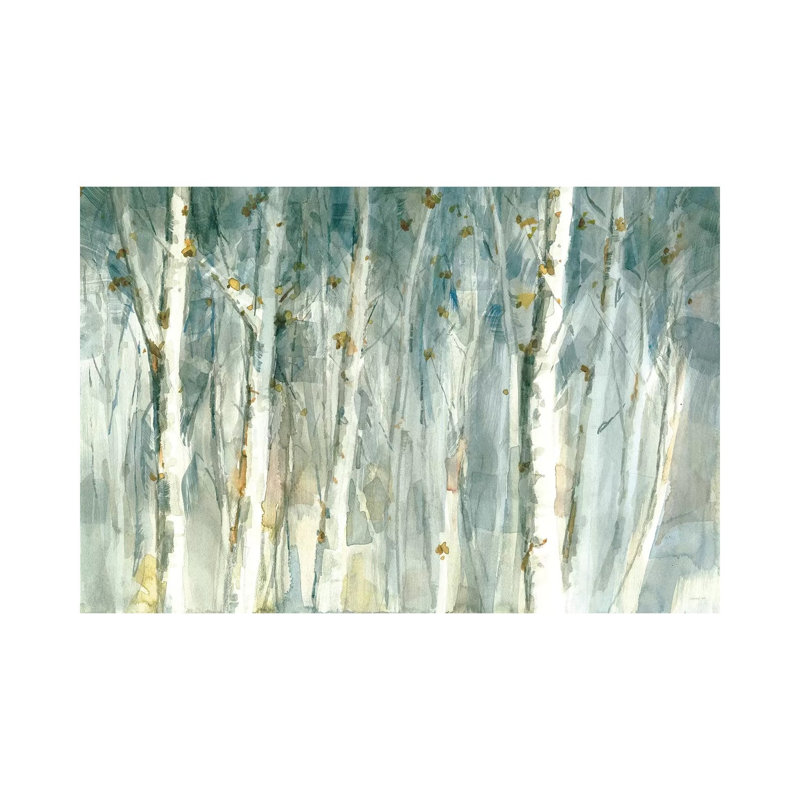 " Meadows Edge II " by Danhui Nai, No Mat, 18'' H x 26'' W x 1.5'' D, Wrapped Canvas