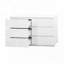 Commode 6 tiroirs blanche
