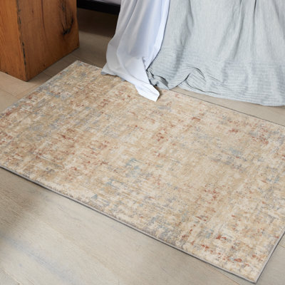 ECH06-IVGRY Abstract Indoor Rug