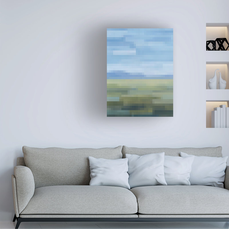 «Pixel Memory I» sur le thème de la bolognaise, H 24 po x l 18 po