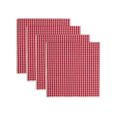  Serviette Valentine Vichy S / 4