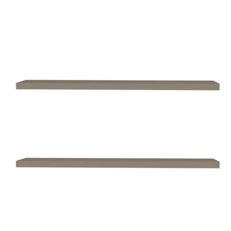 Taupe Floating Shelf