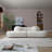 Modern Modular 4+1+1 Curved Sofa, Boucle Fabric For Home